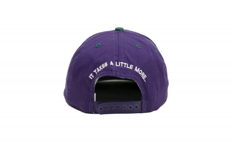 Vintage Men Champion Snapback Purple/Green/White - Main Image