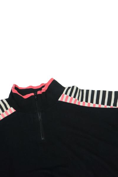 Vintage - Men - Nike Quarterzip Sweatshirt - Black/Multi-color