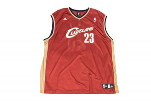 Vintage - Men - adidas LeBron James Cleveland Cavaliers Jersey -  White/Red/Gold
