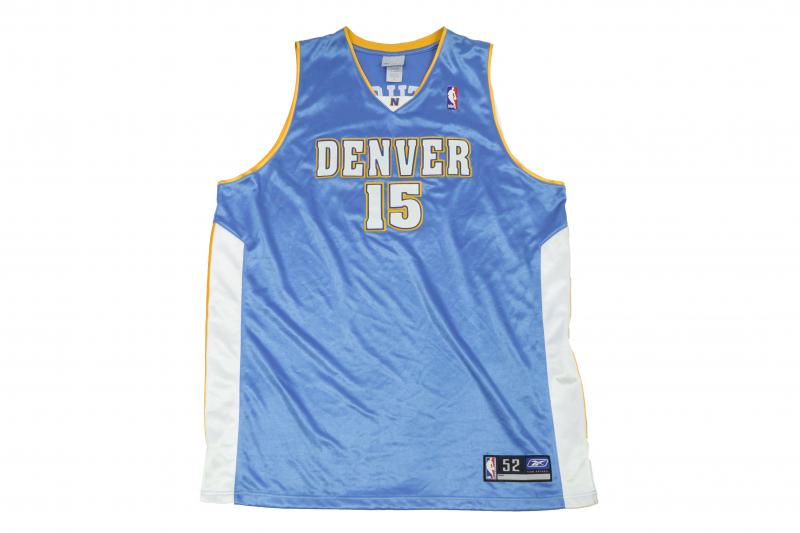 Men 15 Carmelo Anthony Jersey Special Blue Denver Nuggets Jersey Hardwood  Classics