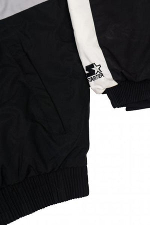 Vintage - Men - Starter Raiders Puffer Jacket - Black/Grey/White