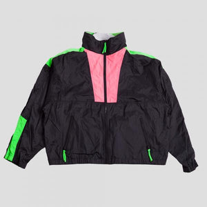 Pink and new arrivals green windbreaker