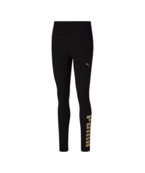 Puma leggings black and top gold