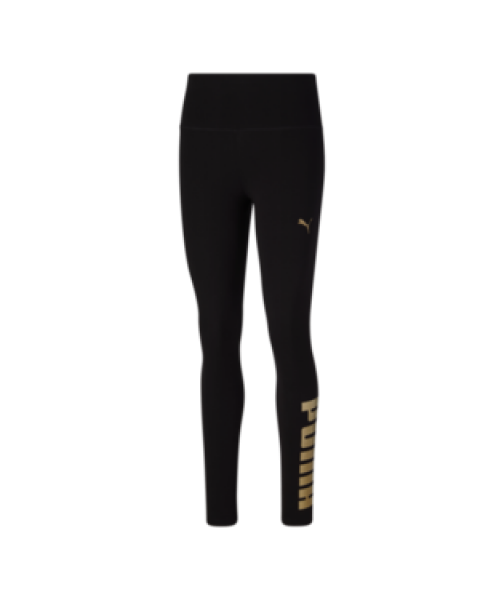 PUMA - Women - Logo Legging - Black/Gold