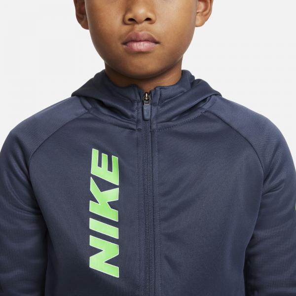 Nike - Boy - Therma Fit Full-Zip Hoodie - Thunder Blue/White
