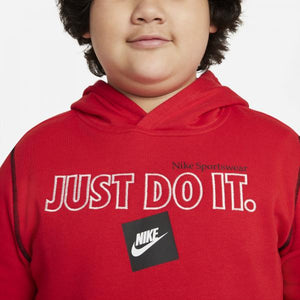 Nike - Boy - JDI Pullover Hoodie - University Red/Black