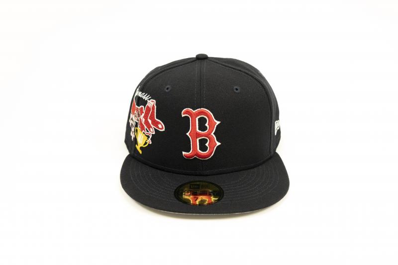 NEW ERA - Men - Boston Red Sox Energy Logo Tee - Navy/Red - Nohble