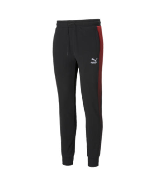 PUMA - Men - Hoops T7 Pant - Black/Red