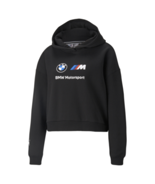 PUMA - Women - BMW MMS ESS Logo Pullover Hoodie - Black