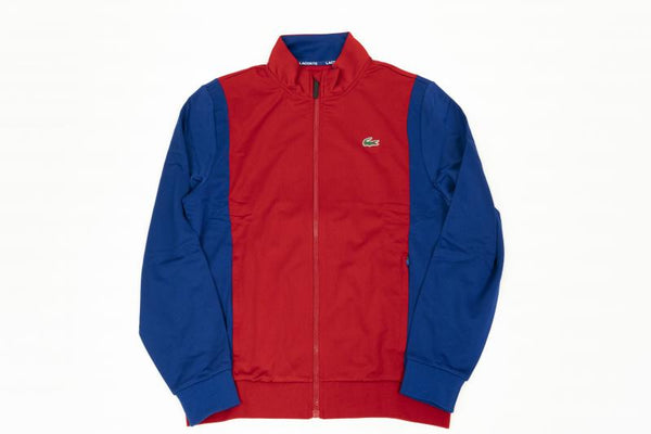 Lacoste - Men - Tricot Sweatshirt with Back Croc - Red/Blue