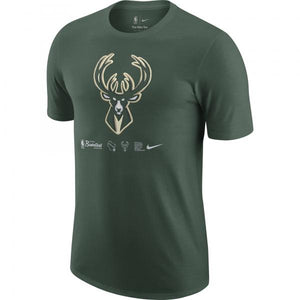 Nike - Men - Milwaukee Bucks Certified Logo Tee - Fir