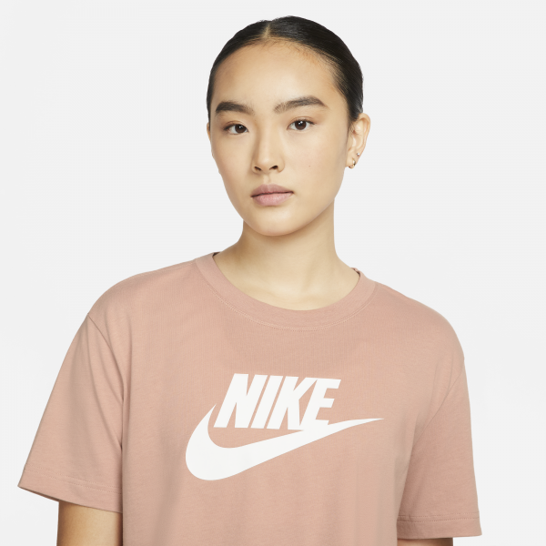 Snel staan Konijn Nike - Women - Essential Crop Icon Logo Tee - Rose Wisper/White - Nohble