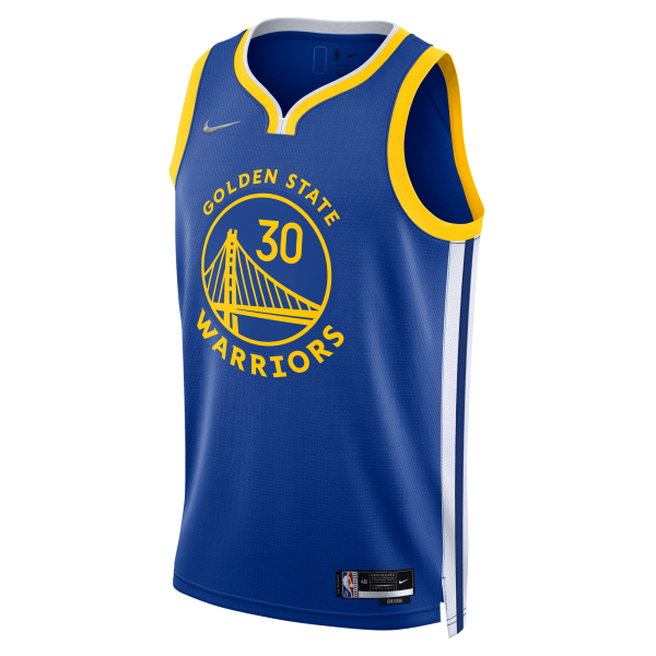 Nike - Men - Stephen Curry Warriors Swingman Jersey - Rush Blue - Nohble