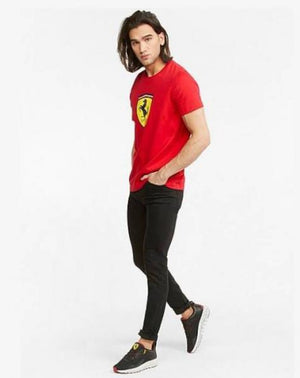 PUMA - Men - Ferrari Metal Energy Tee - Black/Red - Nohble