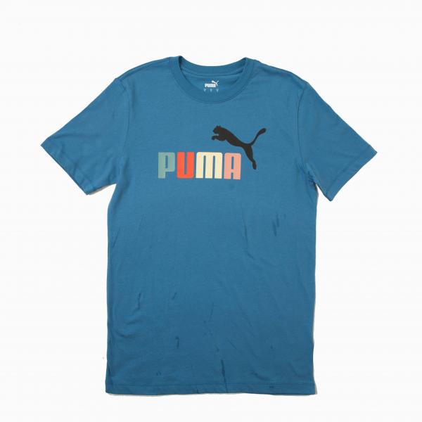 PUMA - Men - Go For ESS+ Logo Tee - Blue