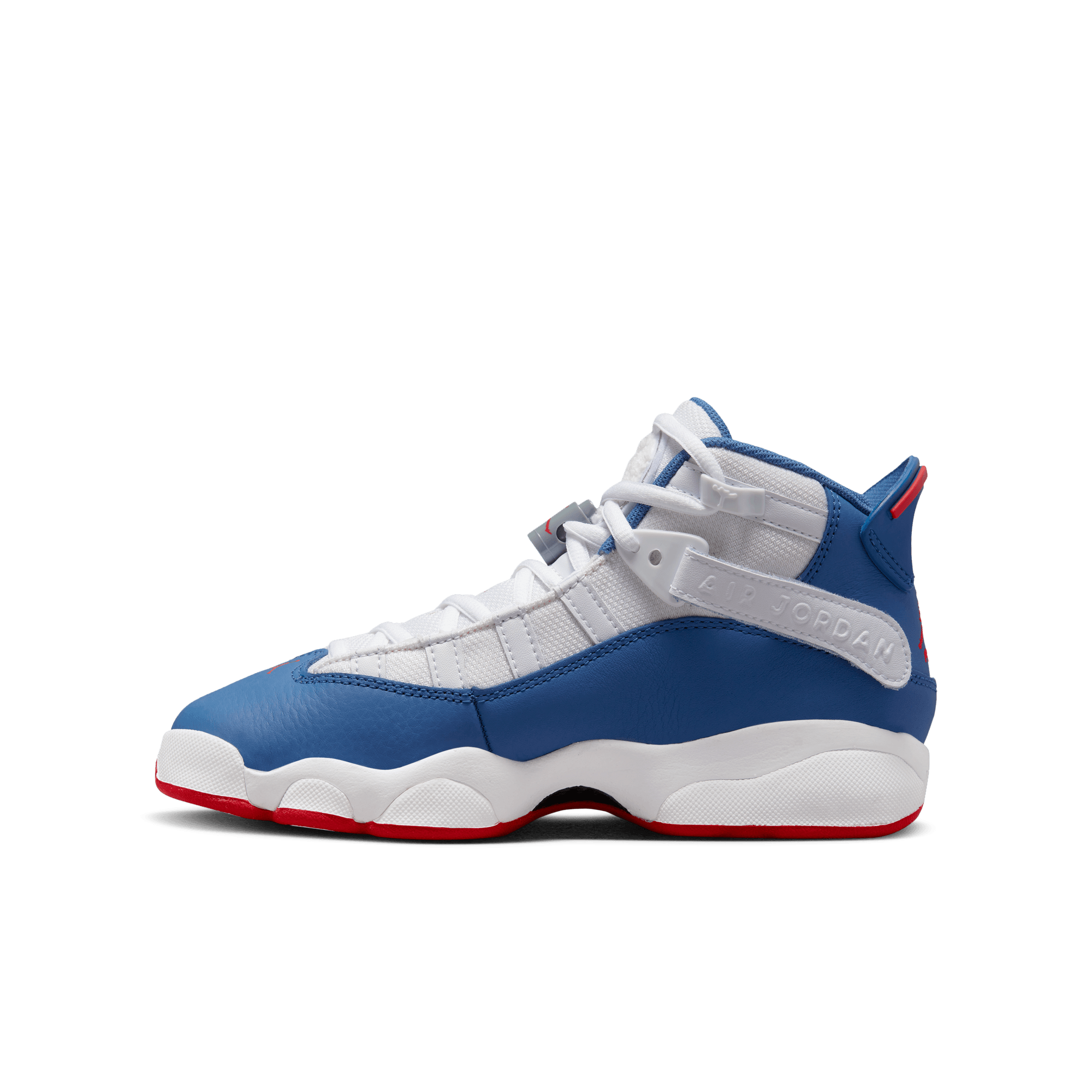 6 rings blue and top white