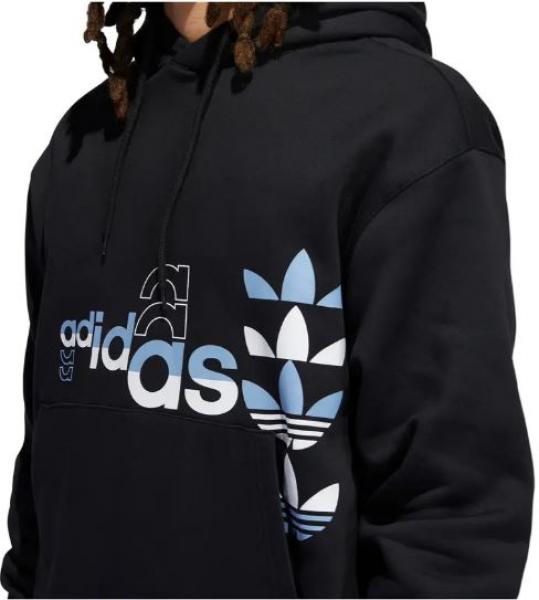 adidas Men Logo Play Pullover Hoodie Black - Main Image