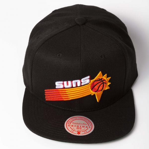 Men's Mitchell & Ness Black Phoenix Suns Nep Speckle Cuffed Knit Hat