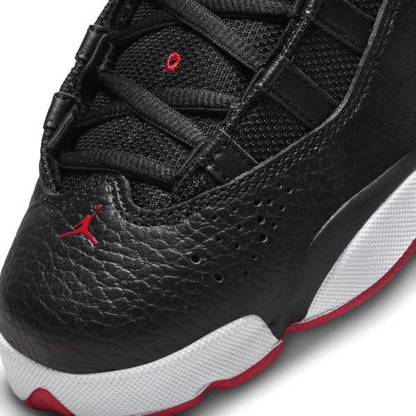 Jordan Boy GS 6 Rings Black University Red