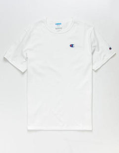 CHAMPION Men Core Embroidered Tee White Nohble