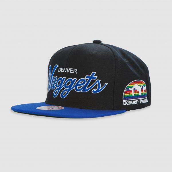 Denver Nuggets Neon Tropical Hwc Black Snapback - Mitchell & Ness cap