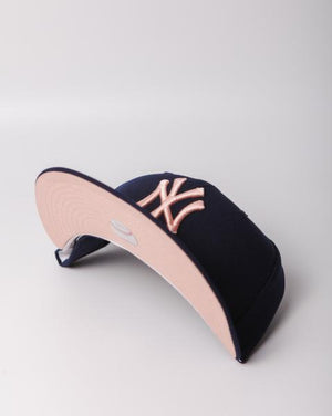 NEW ERA - Accessories - NY Yankees 1999 WS Custom Fitted - Navy/Blush