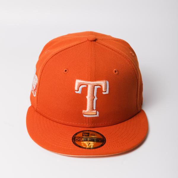 Mitchell & Ness, Accessories, Texas Rangers Mitchell Ness Size 7 8 Fitted  Mlb Logo Fitted Hat Cap