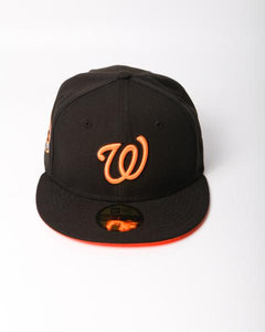 Washington Nationals Orange Hibiscus Blue Gray Leaf Black