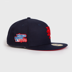 NEW ERA - Accessories - NY Mets 1986 WS Custom Fitted - Navy/Red