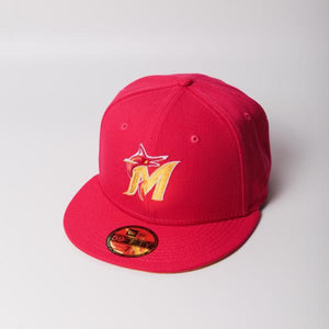 NEW ERA - Accessories - Miami Marlins 25th Anniv. Custom Fitted - Rose/Yellow