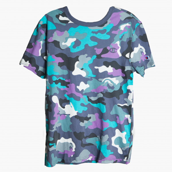 Blue camo top champion shirt