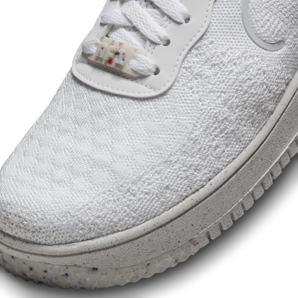 Nike Men Air Force 1 Crater Flyknit White Platinum Tint Nohble