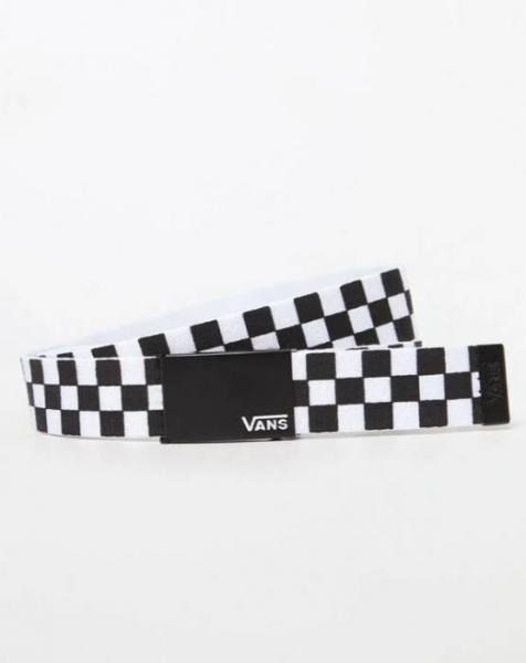 VANS - Accessories - Depster II Web Belt - White/Black Check