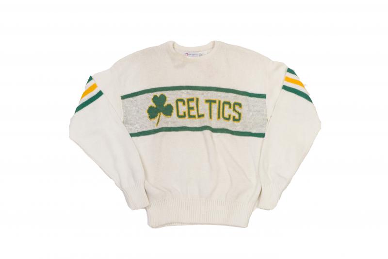 Vintage - Men - NBA Celtics Knit Sweater - White