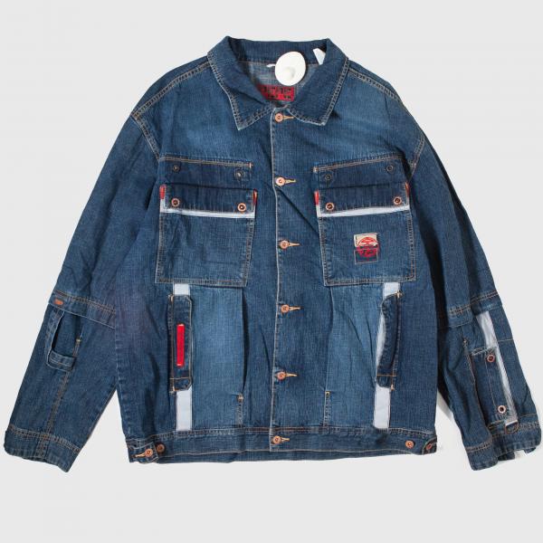 Vintage Men Pepe Jeans Denim Jacket Blue