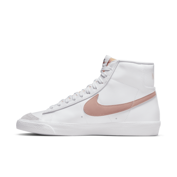 Nike Women Blazer Mid 77 White Pink Nohble