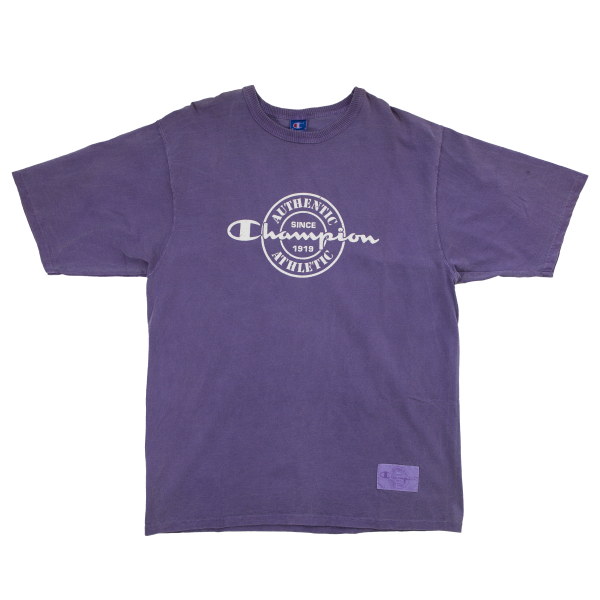 Vintage - Men - Champion Vintage Graphic Tee Purple - Purple