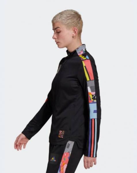 adidas - Women - Tiro Pride Track Jacket - Black/Multi-Color
