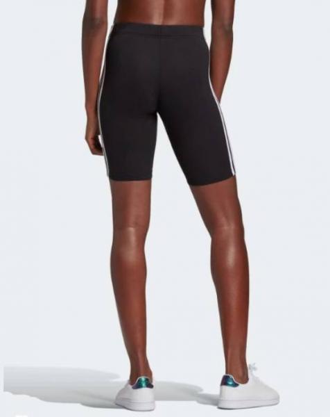 adidas Women Essentials Bike Short Black White Nohble