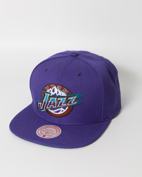 MITCHELL NESS Accessories Utah Jazz HWC Snapback Purple