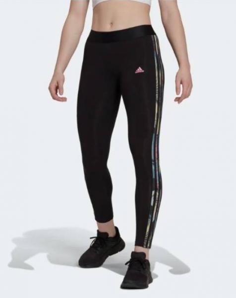 Adidas Originals Black/White 3 Stripe Women's Leggings (XS) New With Tags |  eBay