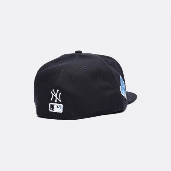 New Era Mens MLB New York Yankees Side Patch Bloom 59Fifty Fitted