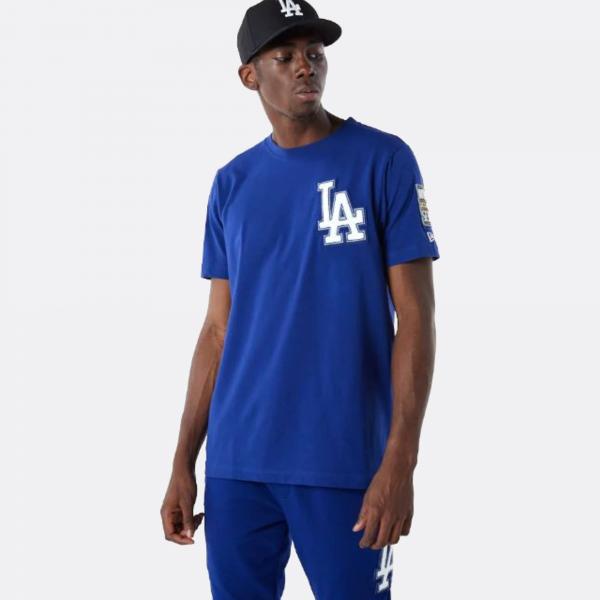 NEW ERA - Men - LA Dodgers Quarter Zip Hoodie - Royal/Grey - Nohble
