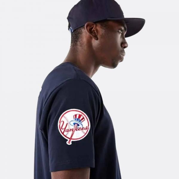 Yankees Navy Team Logo Kids T-Shirt