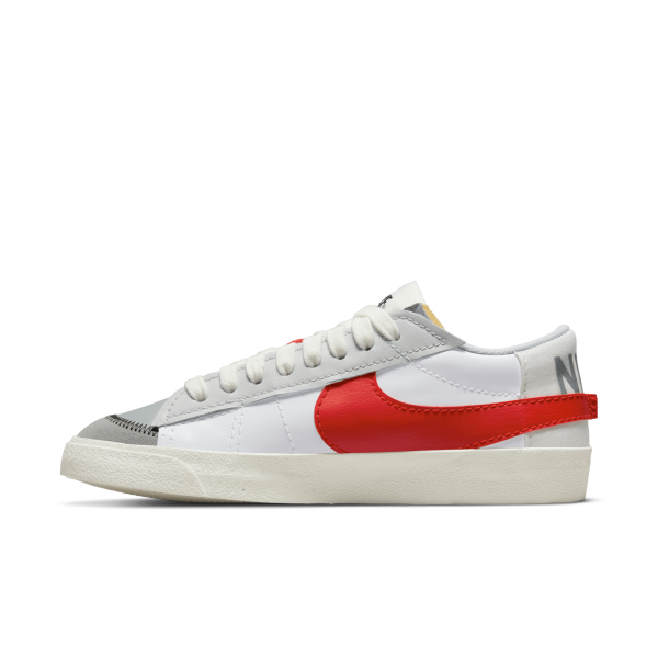 Mens white nike with 2025 red swoosh