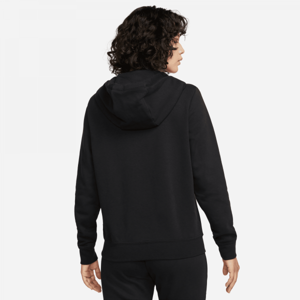 Nike - Women - Club Full-Zip Hoodie - Black/White