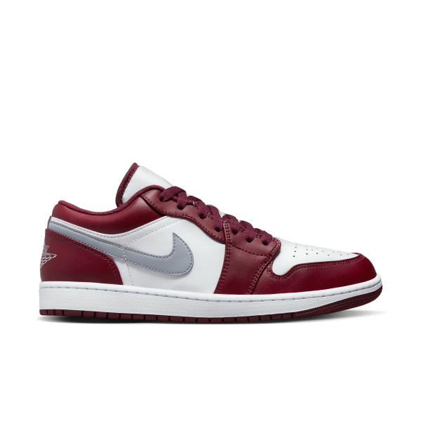 Jordan - Men - Air Jordan 1 Low - Cherrywood Red/Grey/White