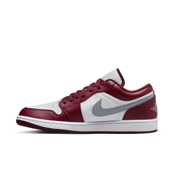 Jordan - Men - Air Jordan 1 Low - Cherrywood Red/Grey/White