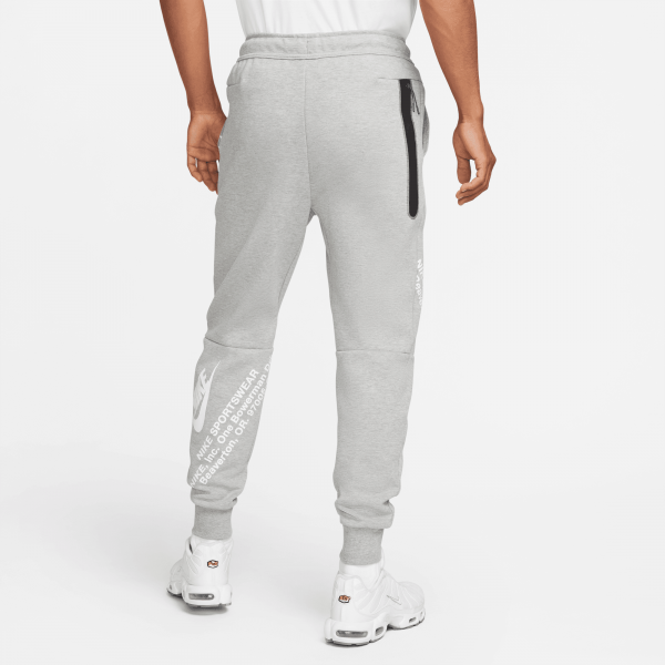 Nike - Men - Tech Fleece Jogger - Grey/White - Nohble