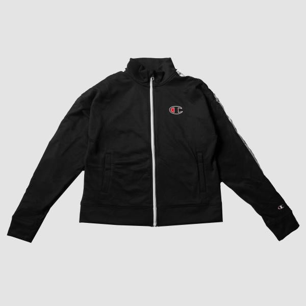 CHAMPION Women Logo Tape Track Jacket Black – Nohble